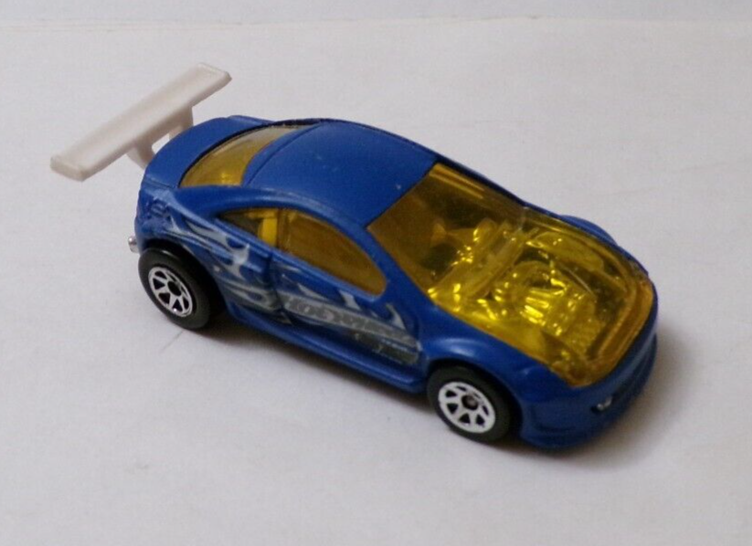 Blue Custom Cougar With Wing, 1:64 (012-24)