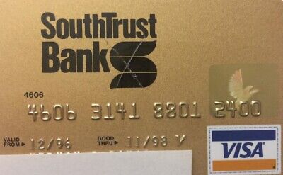 C17 SouthTrust Bank of Alabama Visa Credit Card