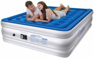 Cumbor Luxury Queen Air Mattress with Built-in Pump, Best Inflatable Airbed (Best Inflatable Air Mattress)