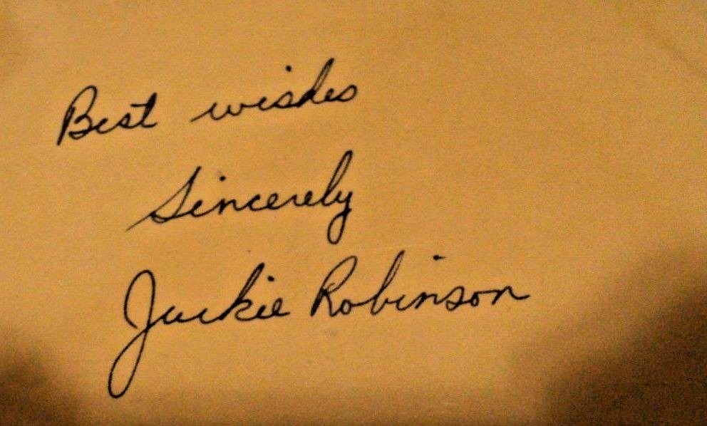 Jackie Robinson Signed  Autograph PSA DNA encapsulated 9 Mint Auto CLEAN!