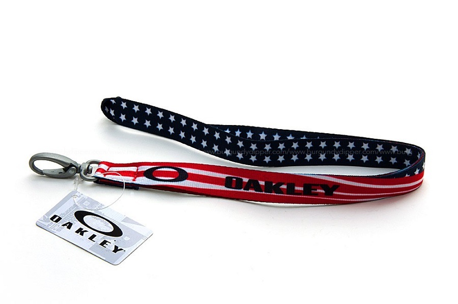NEW OAKLEY PRINTED LANYARD KEY CHAIN ID HOLDER 99413 ASSORTED COLORS 20