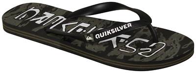 Сандалии Quiksilver Molokai Acid Drop — черный/зеленый/черный — новинка