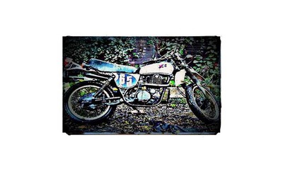 1976 xt500 Bike Motorcycle A4 Photo Poster