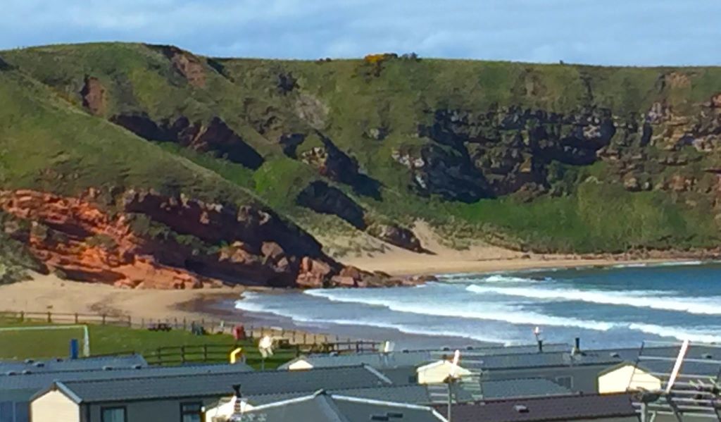 Pitch with sea view available now at Pease Bay Leisure Park. Choose your caravan from a wide
