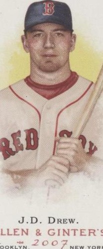 2007 Topps Allen & Ginter's - J.D. Drew #35