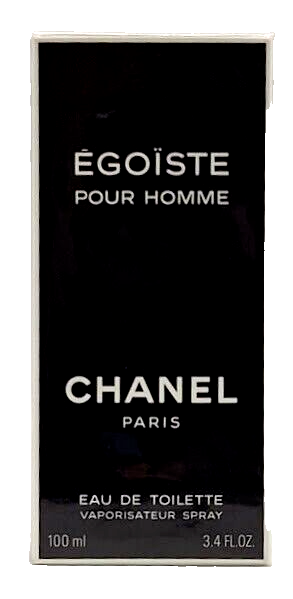 ❤️EGOISTE CHANEL for Men 3.4oz 100ml. EDT, in box,sealed,vintage
