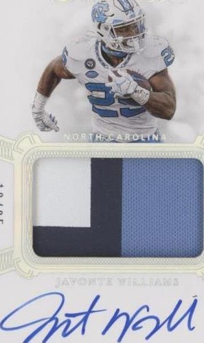 2021 Panini Flawless Collegiate Javonte Williams #67