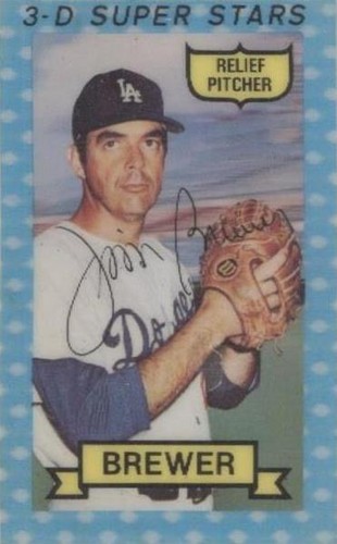 1974 Kellogg's 3-D Super Stars - James Brewer #14