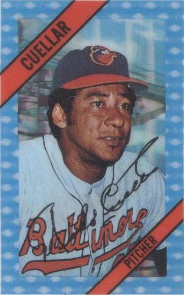 Kellogg's 1972 3-D Super Stars - Mike Cuéllar #27