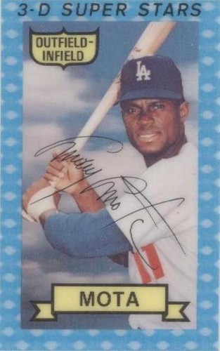 1974 Kellogg's 3-D Super Stars - Manny Mota #49