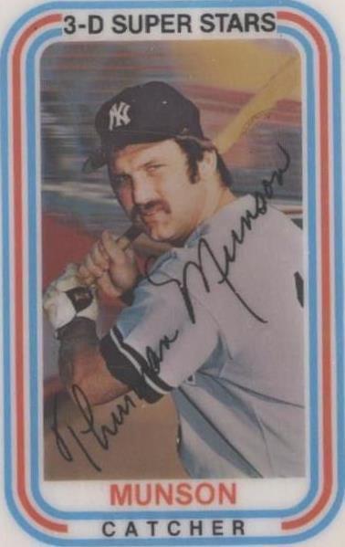 Kellogg's 1976 3-D Super Stars - Thurman Munson #53