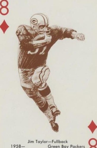 1963 Stancraft Playing Cards Jim Taylor #8D