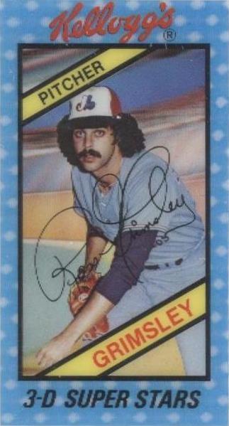 1980 Kellogg's 3-D Super Stars - Ross Grimsley #1