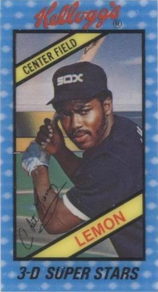 Kellogg's 1980 3-D Super Stars - Chet Lemon #46