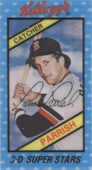 Kellogg's 1980 3-D Super Stars - Lance Parrish #54