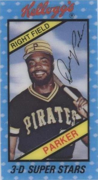 1980 Kellogg's 3-D Super Stars - Dave Parker #23
