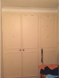1940s Art Deco Single Tallboy Small Wardrobe In Ascot Berkshire