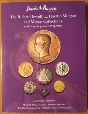 STACK's BOWERS RICHARD JEWELL et al - MARCH 2020 (CATALOGUE ONLY) - *05464909  