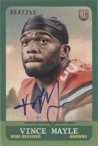 2015 Topps Vince Mayle #63A-VM