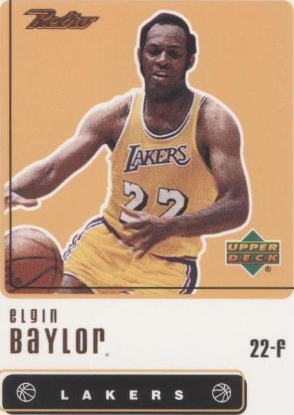 Retro de cubierta superior 1999-00 - Elgin Baylor #72