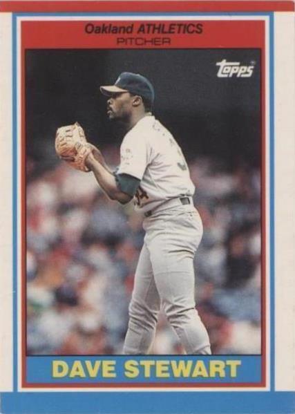 1989 Topps Reino Unido Minis - Dave Stewart #74