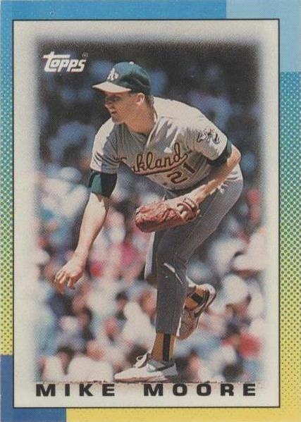 1990 Topps League Leaders Minis - Mike Moore #31