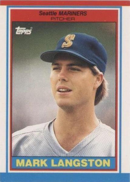 1989 Topps Reino Unido Minis - Mark Langston #47