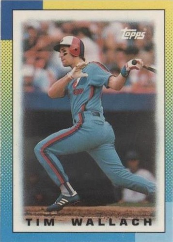 1990 Topps League Leaders Minis - Tim Wallach #64