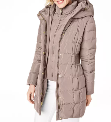 Cole haan hooded hotsell down & feather jacket