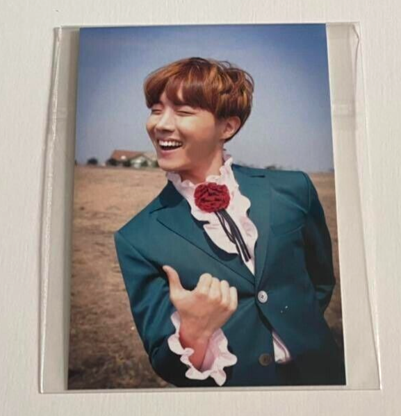 bts official public broadcast fire j-hope photo card Jeong
