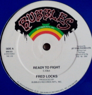 Fred Locks - Ready To Fight  (12'') (Very Good (VG)) - 1866568441