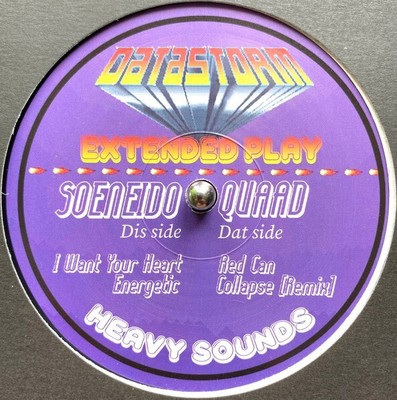 Soeneido & Quaad - Datastorm Extended Play 12'' Vinyl Record Jungle Drum N Bass