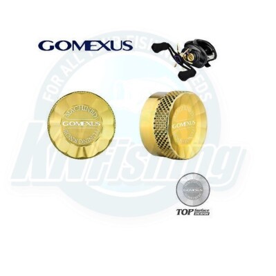 GOMEXUS ALUMINUM SPOOL TENSION KNOB CAP GOLD