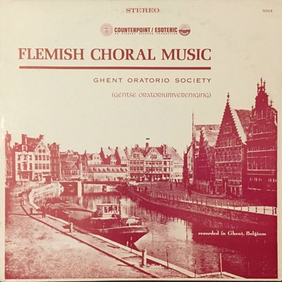 Gentse Oratoriumvereniging - Flemish Choral Music (LP) M - 3323206113