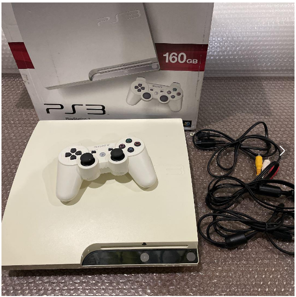 Sony PlayStation 3 PS3 CECH-2500A White Game Console Box Set Japanese  Region F/S