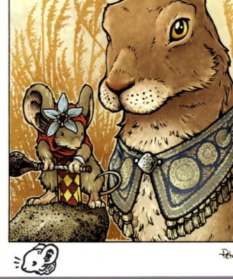 MOUSE GUARD~ David PETERSEN w/ Sketch LIMITED ART PRINT c