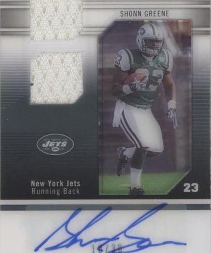 2009 SP Threads Shonn Greene #RT-SG