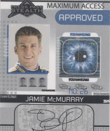 2008 Press Pass Stealth - Jamie McMurray #MA 18