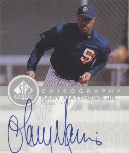 1999 SP Authentic - Gary Matthews Jr. #GMJ
