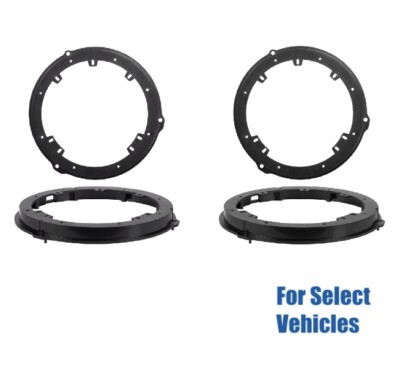 2 Pair Door Speaker Plate Mount Bracket for some 2014-2018 Ford Transit Connect