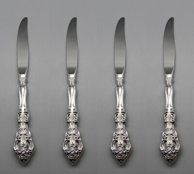 Oneida Stainless Flatware MICHELANGELO - Dinner Knives - Set of Four New