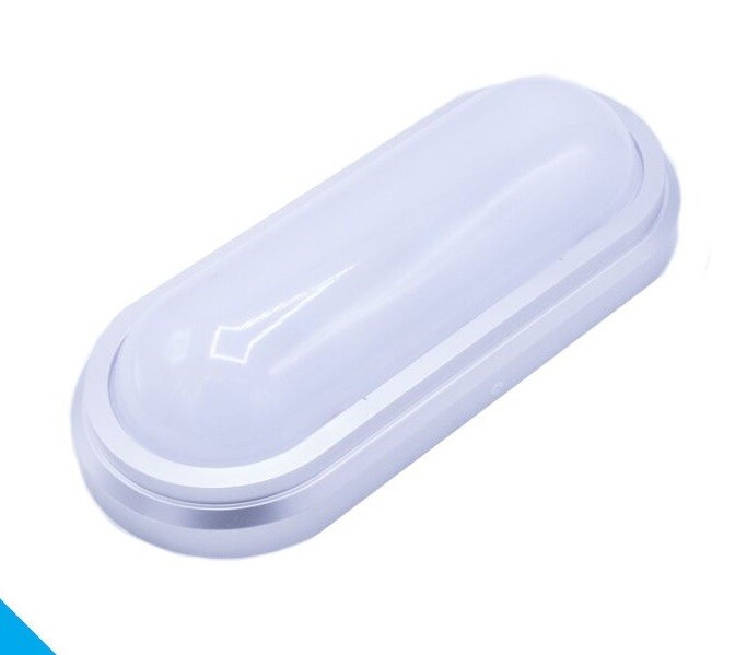 Applique Lampada Led 8w Antinebbia Plafoniera Opaca Luce Calda cir