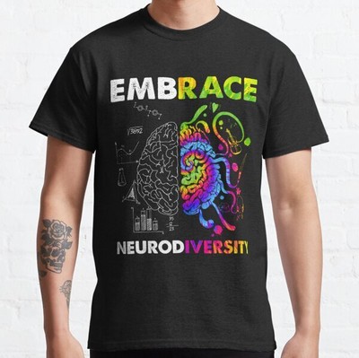 New Popular! Embrace Neurodiversity Autism Awareness ASD Healthy Unisex T-Shirt