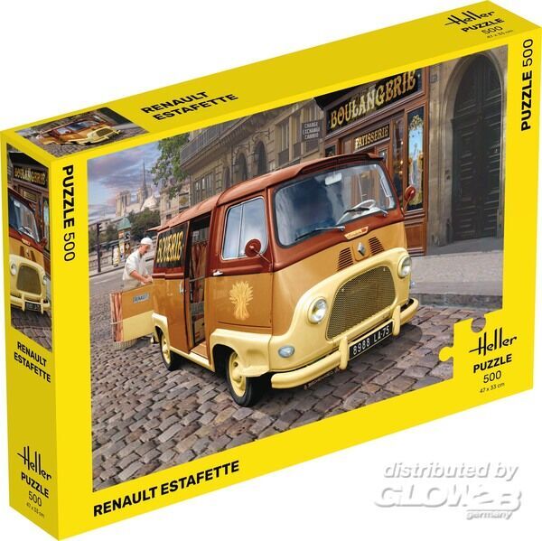 Heller 20743 Renault Estafette 500 Teile Puzzle - Neu In Ovp