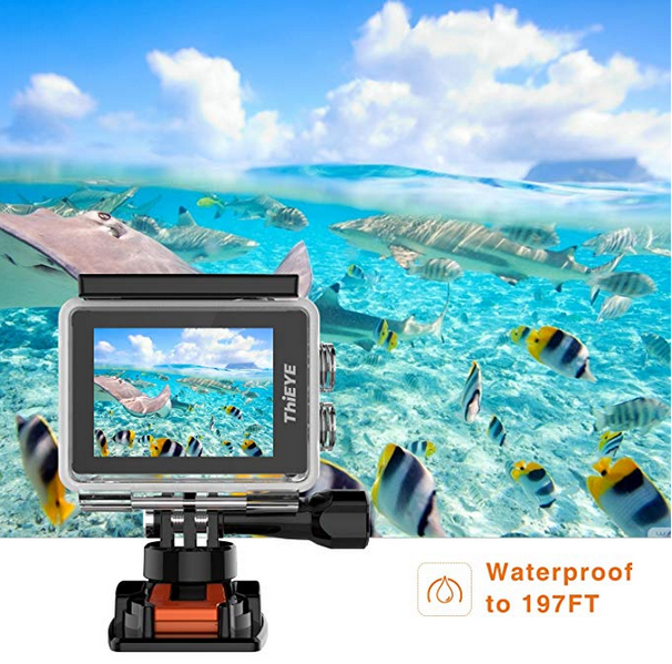 ThiEYE 4K Action Camera WiFi Waterproof Sport Video Camcorder Ultra HD 2