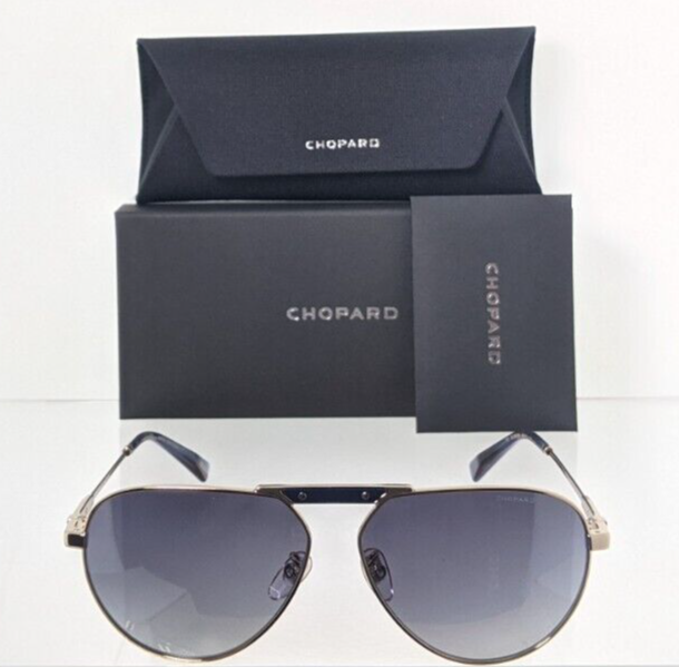 Pre-owned Chopard Brand Authentic  Sunglasses Schf 80 08ff Italian Frame Schf80 In Blue