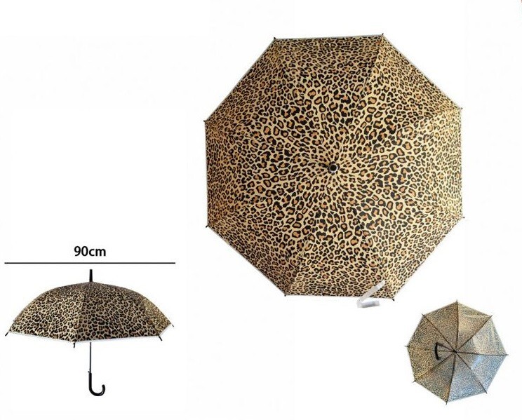 Ombrello Grande Leopardato Protegge Da Pioggia e Sole Estate Inverno dfh