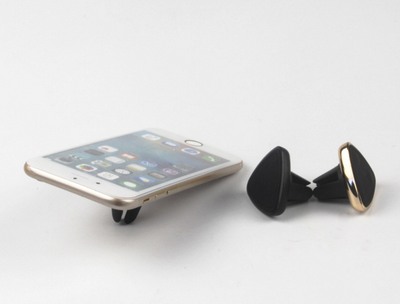 1X Black Automobile Air Outlet 360 Degree Rotating Magnetic Mobile Phone Support