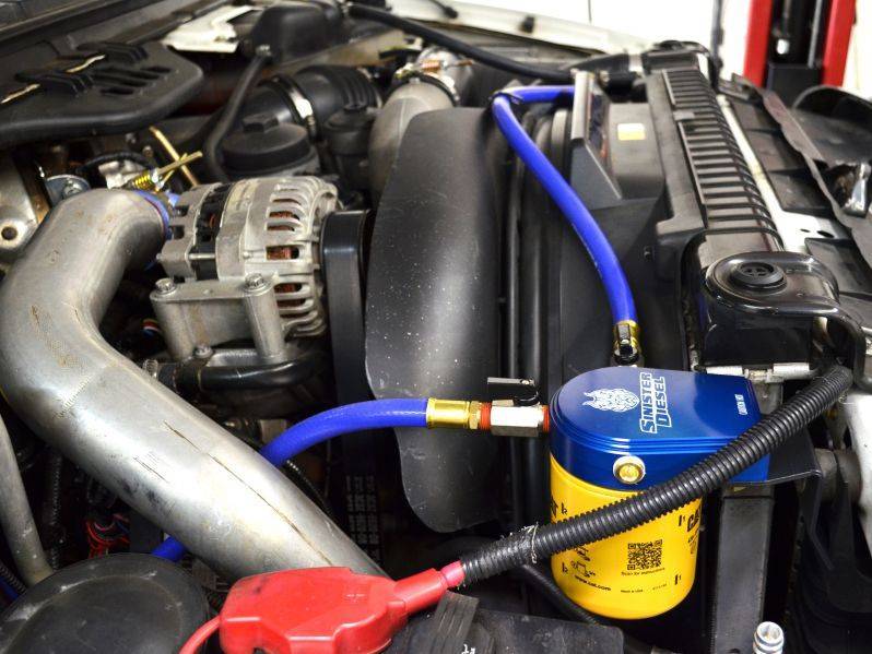 Sinister Diesel Coolant Filtration System for Ford Powerstroke 2003