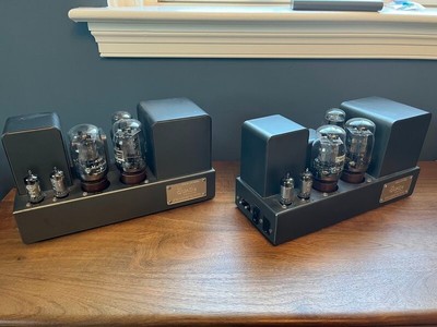 Quad II Monoblock Amplifiers Original Mullard Tubes